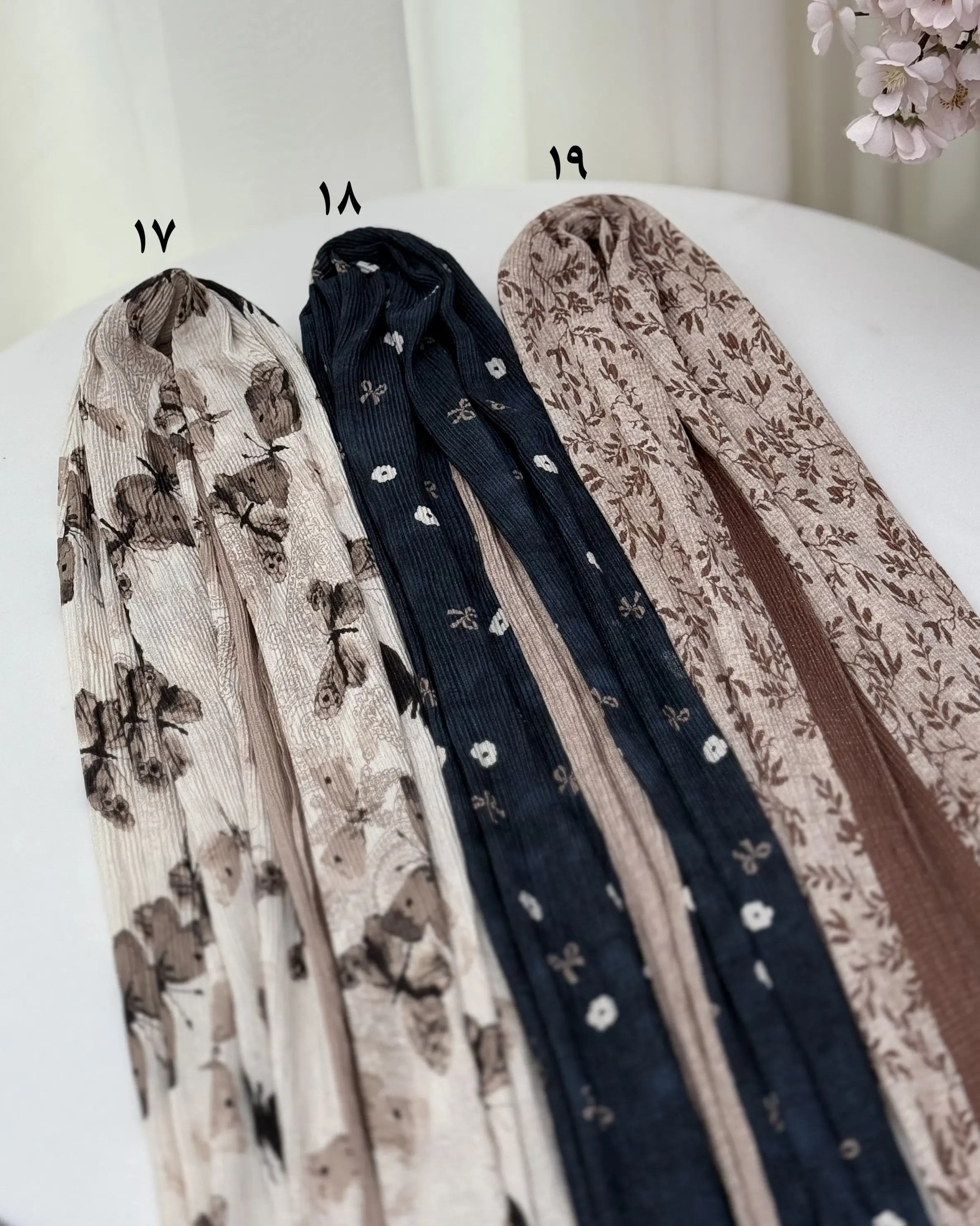 شال دخترانه لمه چاپی